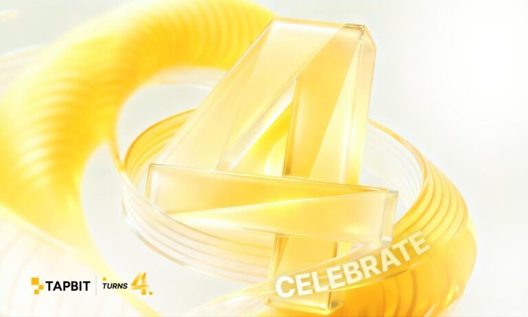 Tapbit Celebrates 4th Anniversary with Global Events, Zero-Fee Trading, and $1 Million Rewards