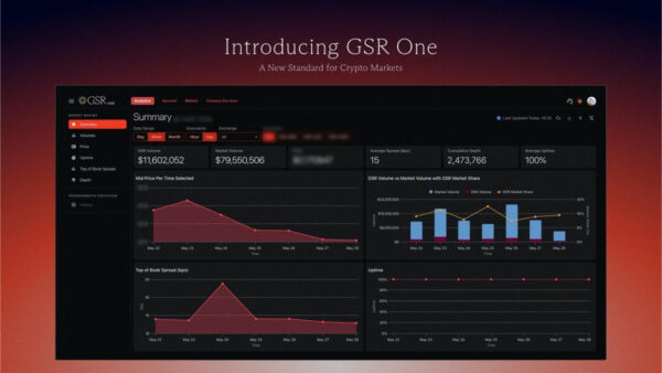 GSR Unveils “GSR One,” a Unified Platform Redefining Transparency Across Trading, Treasury, and Market Making