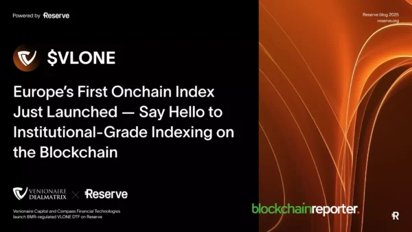 VLONE Debuts as Europe’s First Fully Onchain Layer-1 Index, Combining BMR Compliance with DeFi Transparency