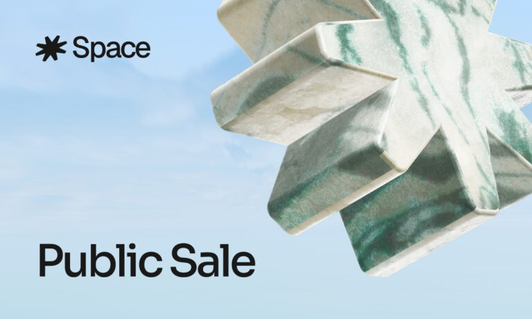 Space Announces Public Sale of its Native Token, $SPACE
