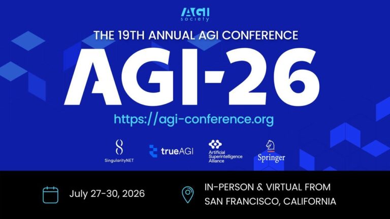 AGI Society Announces 19th Annual Summit on Human-Level Artificial Intelligence