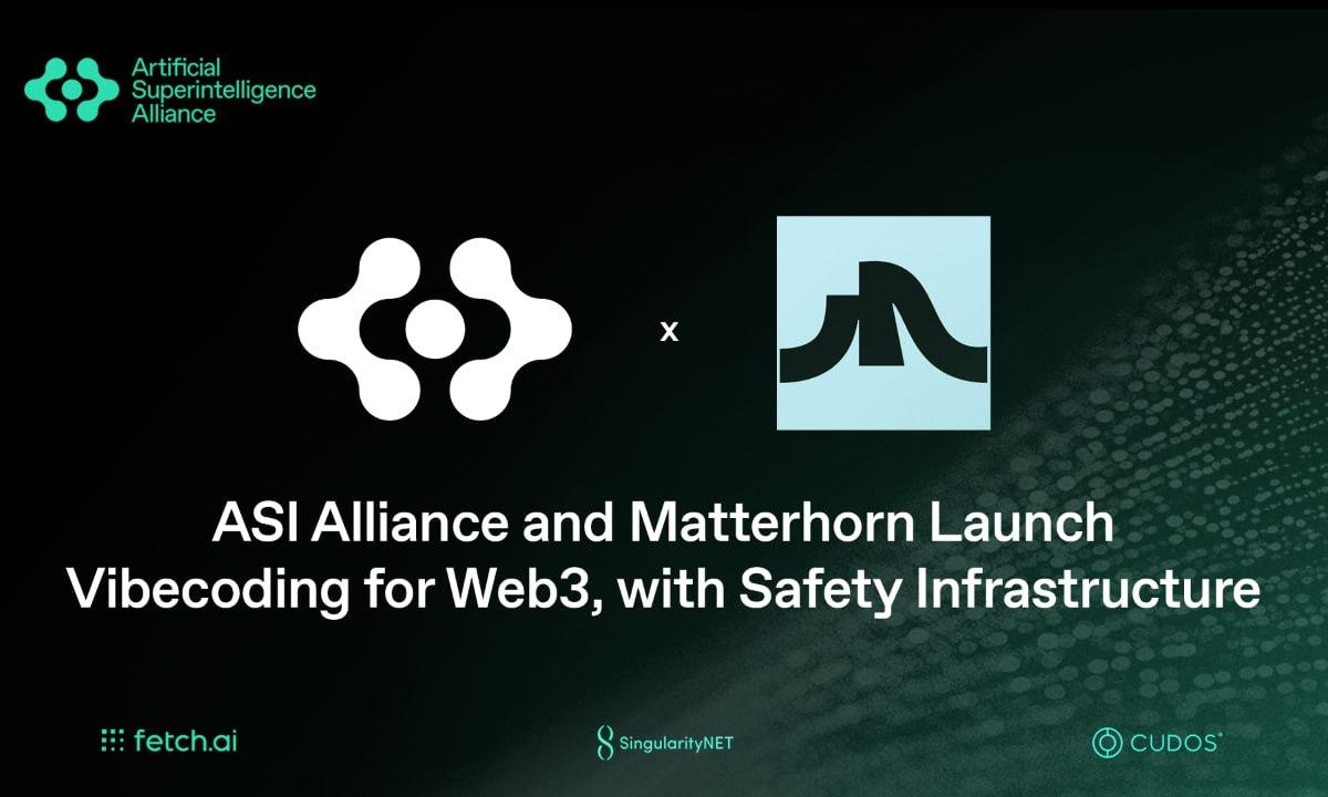 ASI Alliance and Matterhorn Launch Vibecoding for Web3, with Safety Infrastructure