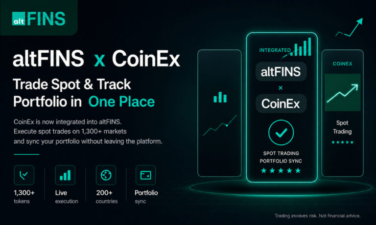 altFINS Partners with CoinEx to Connect Analytics with Trade Execution