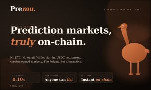 Premu.xyz: The Decentralized Polymarket Alternative – User Curated Prediction Markets Anyone Can Launch