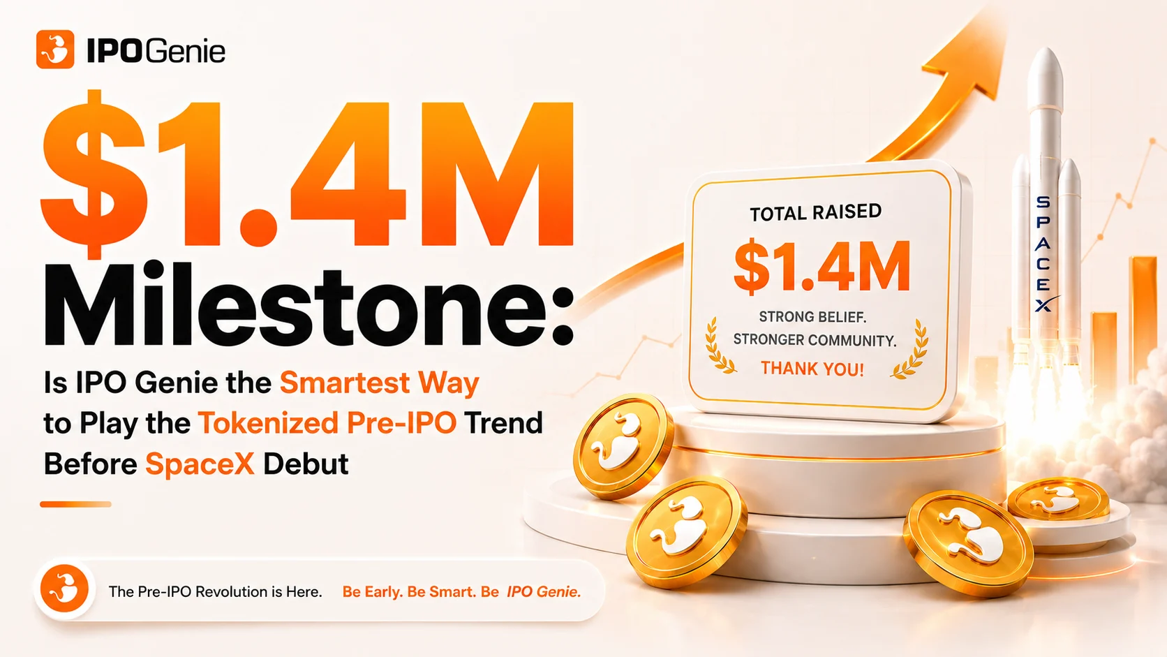 $1.4M Milestone: Is IPO Genie the Smartest Way to Play the Tokenized Pre-IPO Trend Before SpaceX Debut 1 ipo genie