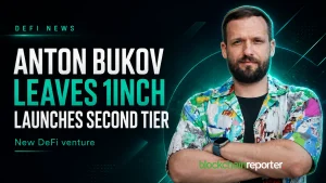 Anton Bukov Quits 1inch’s Executive Role, Launches His Own Venture Named ‘Second Tier’