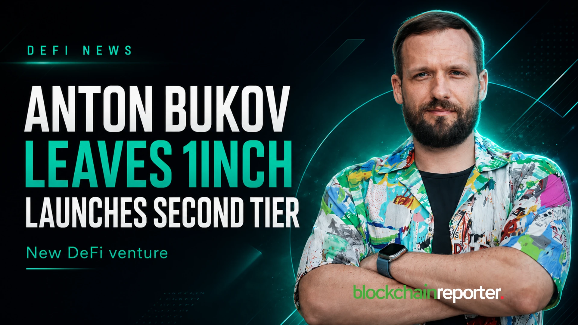 Anton Bukov Quits 1inch’s Executive Role, Launches His Own Venture Named ‘Second Tier’