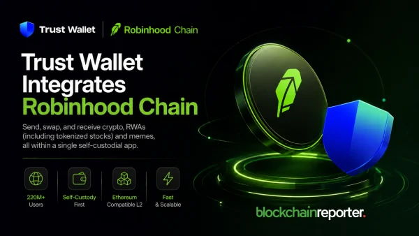 Trust Wallet Integrates Robinhood Chain for Memes, RWAs, And Crypto