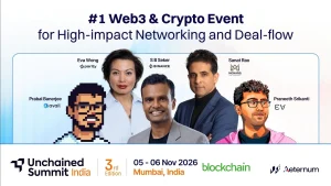 Unchained Summit India Debuts in Mumbai as Capital, Markets and Web3 Converge