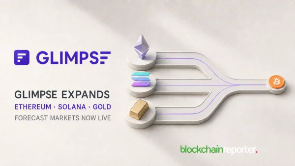 Glimpse amplía su cartera de pronósticos con oro, Solana y Ethereum