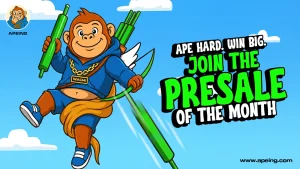 Latest Crypto News: Apeing’s Token Presale Is Live With 9,900% Potential ROI as BCH Volume Explodes and Cardano DeFi Reaches $65M