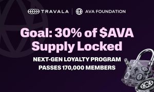 Travala’s Crypto Loyalty Program Passes 170,000 Members, Sets Long-Term Goal of 30% of AVA Supply Locked