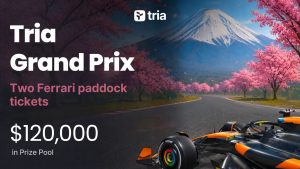 Tria Debuts $120K Tria Grand Prix Perpetual Futures Trading Competition—2 Champions to Ferrari F1 Paddock Club