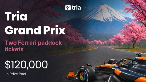 Tria Debuts $120K Tria Grand Prix Perpetual Futures Trading Competition—2 Champions to Ferrari F1 Paddock Club