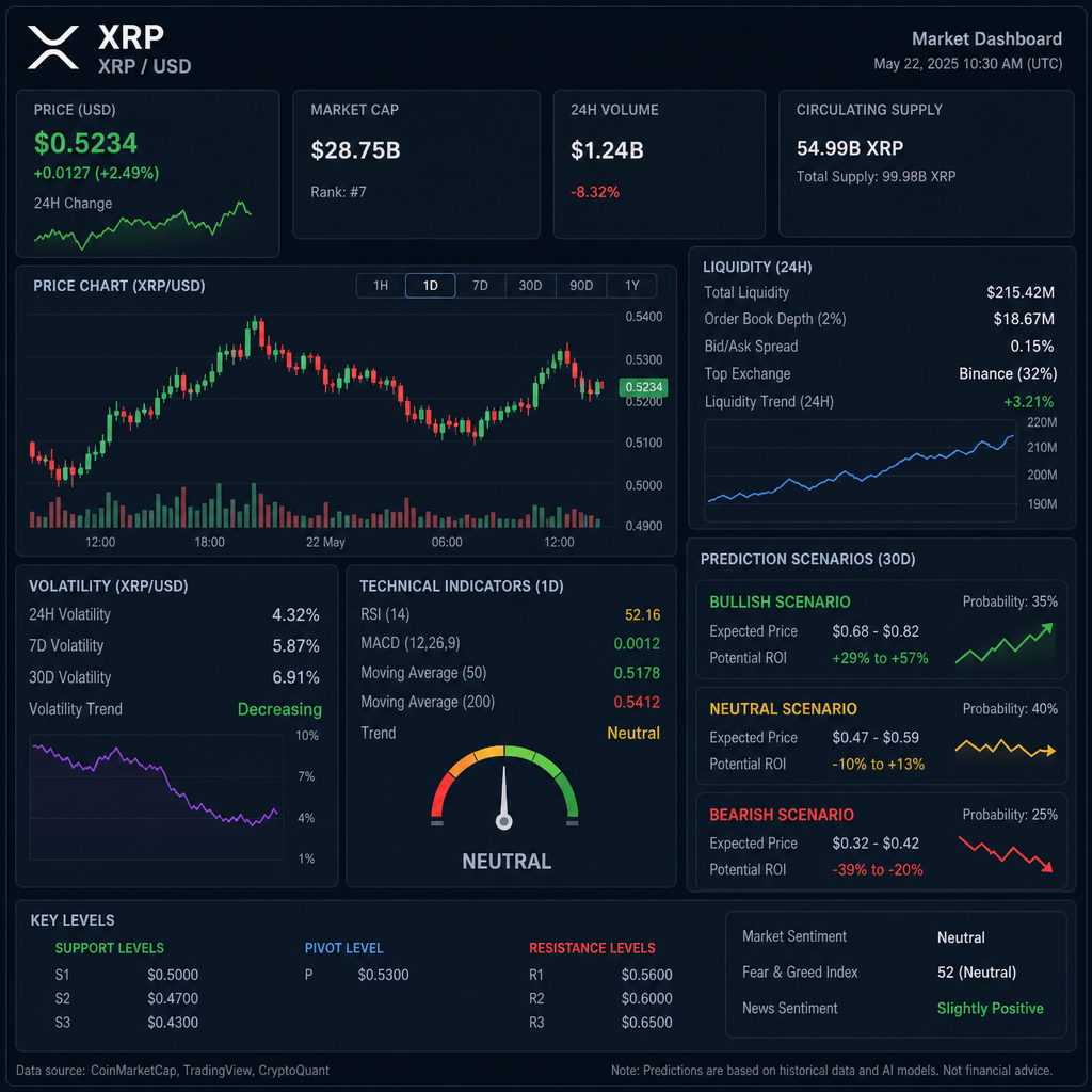 xrp price info
